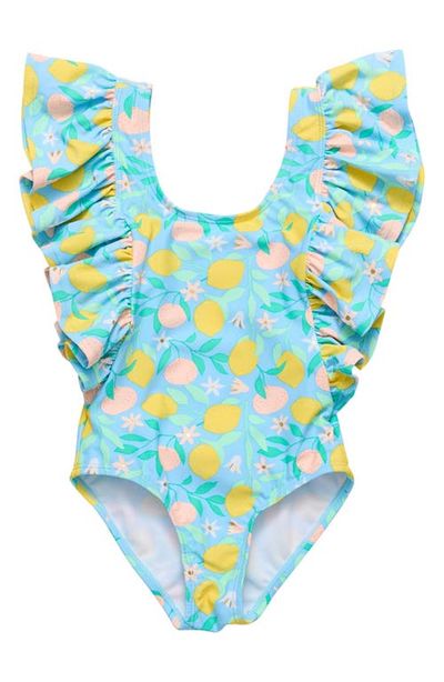 Snapper Rock Snapper Rock Kids' Lemon Drops Ruffle One-Piece Swimsuit