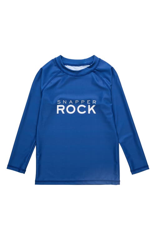Snapper Rock Snapper Rock Kids' Logo Long Sleeve Rashguard Top