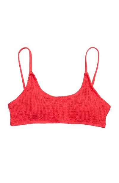 Snapper Rock Snapper Rock Shirred Sustainable Bikini Top