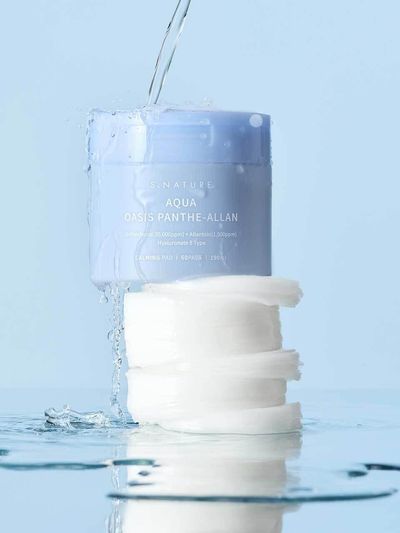 S.NATURE Aqua Oasis Panthenol Calming Pad 60 Sheets Duo Set