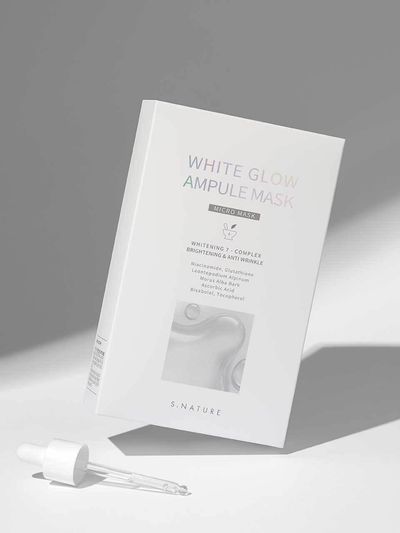 S.NATURE Glow Ampoule Mask Sheet 5 pieces [White]
