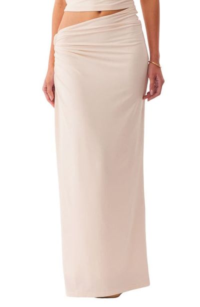 SNDYS SNDYS Amabel Asymmetric Waist Maxi Skirt