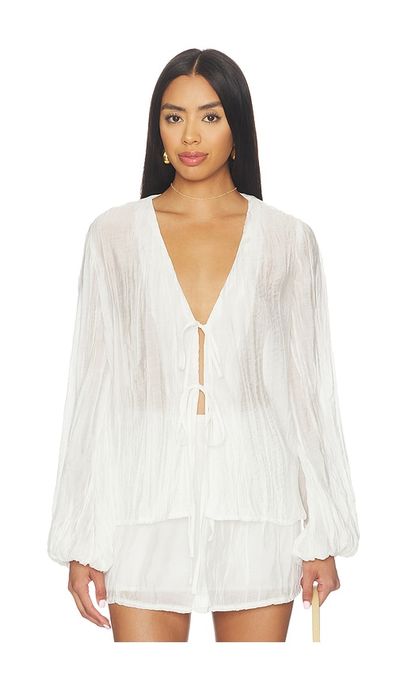 SNDYS SNDYS Brandi Crinkle Tie Top