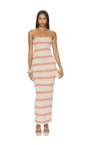 SNDYS SNDYS Celia Shimmer Maxi Dress