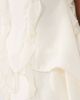 SNDYS SNDYS chiffon ruffle drape cross back cami top in cream - part of a set-White - 3