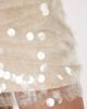SNDYS SNDYS disc sequin mini skirt in cream-Neutral - 3