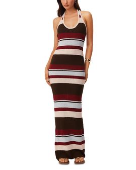 mahalia maxi dress in fuchsia sndys SNDYS Mahalia Maxi Dress in Fuchsia