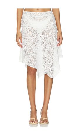 SNDYS SNDYS Lilu Lace Midi Skirt