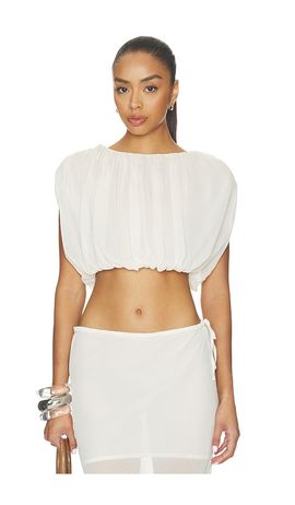 SNDYS SNDYS Mara Gathered Top