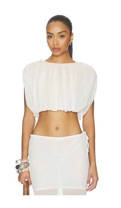 SNDYS SNDYS Mara Gathered Top