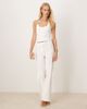 SNDYS SNDYS metal hardware detail twist halterneck top in white - 2