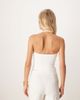 SNDYS SNDYS metal hardware detail twist halterneck top in white - 4