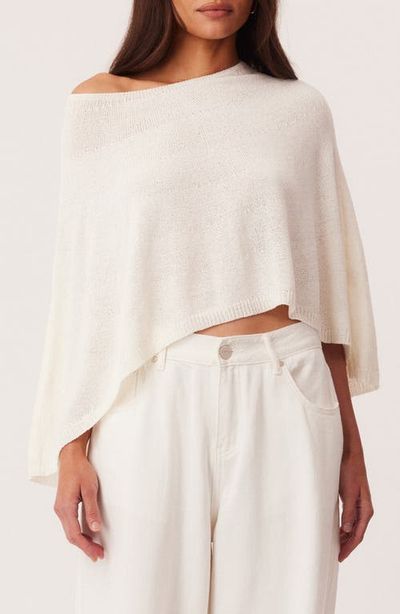 SNDYS SNDYS Misty Knit Off the Shoulder Poncho