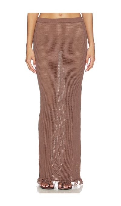 SNDYS SNDYS Priya Crochet Maxi Skirt