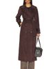 SNDYS SNDYS Sutton Faux Suede Trench Coat - 1