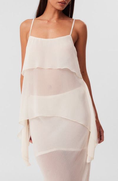 SNDYS SNDYS Tamara Handkerchief Hem Chiffon Cami Top