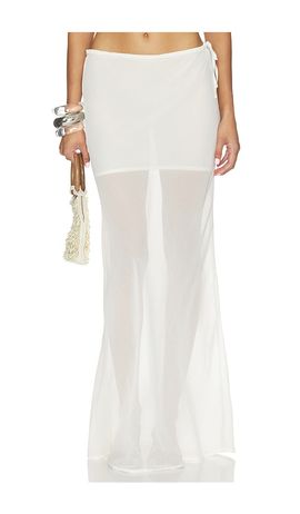 SNDYS SNDYS Tamara Sheer Maxi Skirt