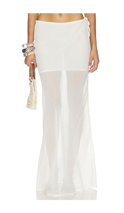 SNDYS SNDYS Tamara Sheer Maxi Skirt