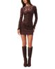 Sndys Sndys Velera High Boat Neck Mini Dress - 2