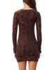 Sndys Sndys Velera High Boat Neck Mini Dress - 3
