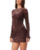 Sndys Sndys Velera High Boat Neck Mini Dress - 4