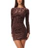 Sndys Sndys Velera High Boat Neck Mini Dress - 5