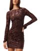 Sndys Sndys Velera High Boat Neck Mini Dress - 6