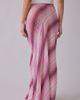 SNDYS SNDYS X UO Armena Sheer Chiffon Maxi Skirt in Pink Combo, Women's at Urban Outfitters - 3