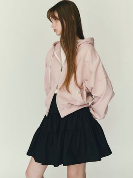 SO IR Shirring Banding Skirt - Black