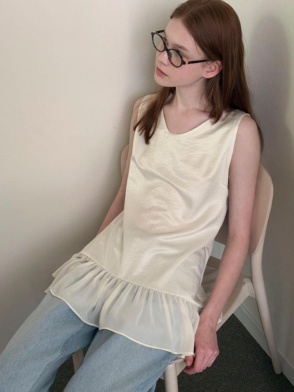 SO IR SILKY CHIFFON MINI DRESS (2COLOR)