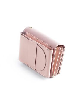 socharming Double-Double Two-Side Pouch Bifold Wallet - Pink