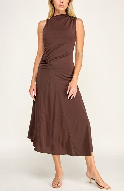 Socialite Socialite Asymmetrical Knit Midi Dress