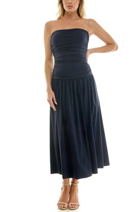 Socialite Socialite Ruched Bodice Strapless Dress