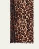 Sofia Cashmere Lightweight Cashmere Leopard-Print Scarf - 7