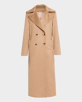 Sofia Cashmere Marceau Baby Camel Hair Trench Coat