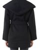 Sofia Cashmere Sofia Cashmere Hooded Belted Wool & Cashmere Coat - 2