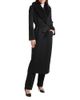 Sofia Cashmere Sofia Cashmere Shearling Collar Belted Wrap Coat - 1