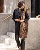 Sofia Cashmere Sofia Cashmere Ultrafine Leopard Print Cashmere Wrap - 2