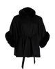 Sofia Cashmere Women's Faux-Fur Cashmere Belted Cape - 1