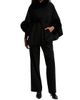 Sofia Cashmere Women's Faux-Fur Cashmere Belted Cape - 2