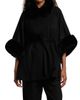 Sofia Cashmere Women's Faux-Fur Cashmere Belted Cape - 3