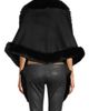 Sofia Cashmere Women's Faux Fur & Cashmere Diamond Wrap - 5