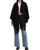 Sofia Cashmere Women's Lace-Trim Cashmere Knit Cape - 2
