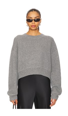 Soft Goat Soft Goat Double Faced Crewneck Pullover