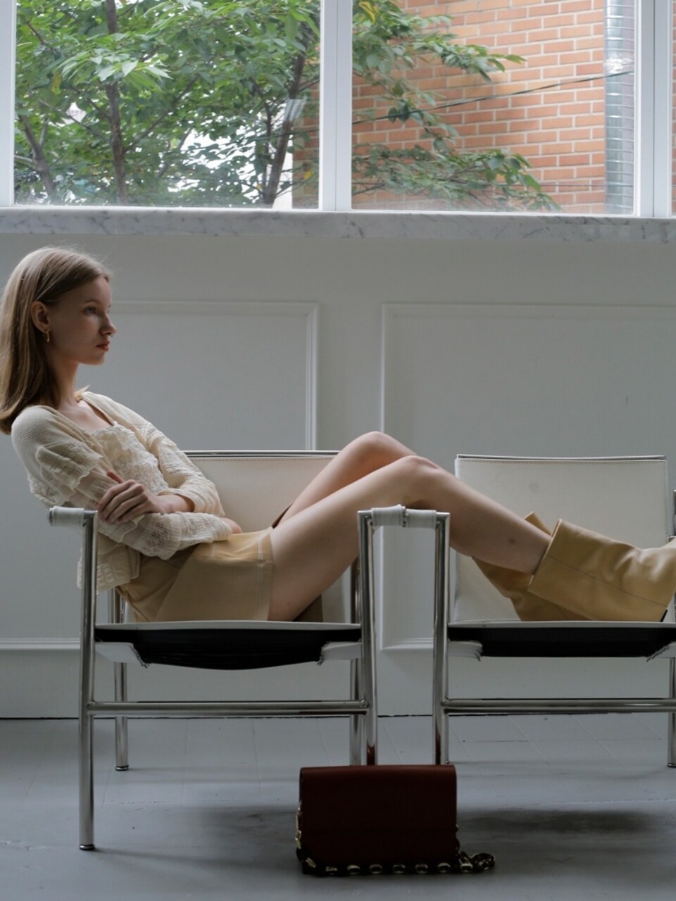 SOFT SEOUL Berlin Skirt (Beige)