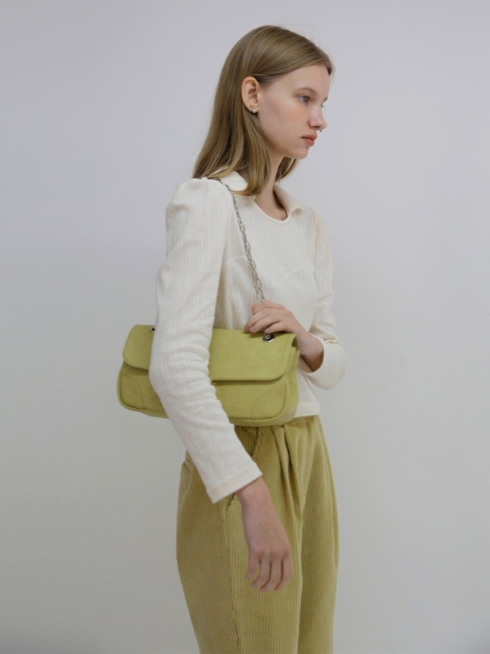 SOFT SEOUL Madeleine Corduroy Pants (Mustard)