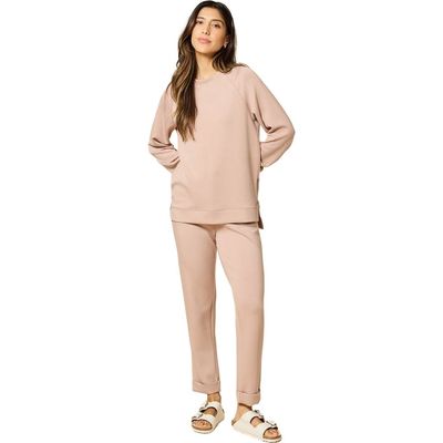 Softies Softies Athleisure Crewneck and Crop Pant Set
