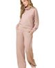 Softies Softies Athleisure Mock Neck and Pleated Pant Set - 1