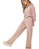 Softies Softies Athleisure Mock Neck and Pleated Pant Set - 3