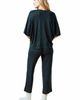Softies Softies Dream Jersey Relaxed V-Neck with Capri Lounge Set - 3
